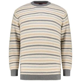 Hajo Strickpullover aus Baumwolle, beige 