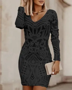 Kleid mit V-Ausschnitt - Vanessa