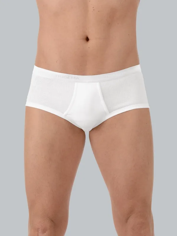 Kurz-Slip Biobaumwolle Doppelpack Weiss