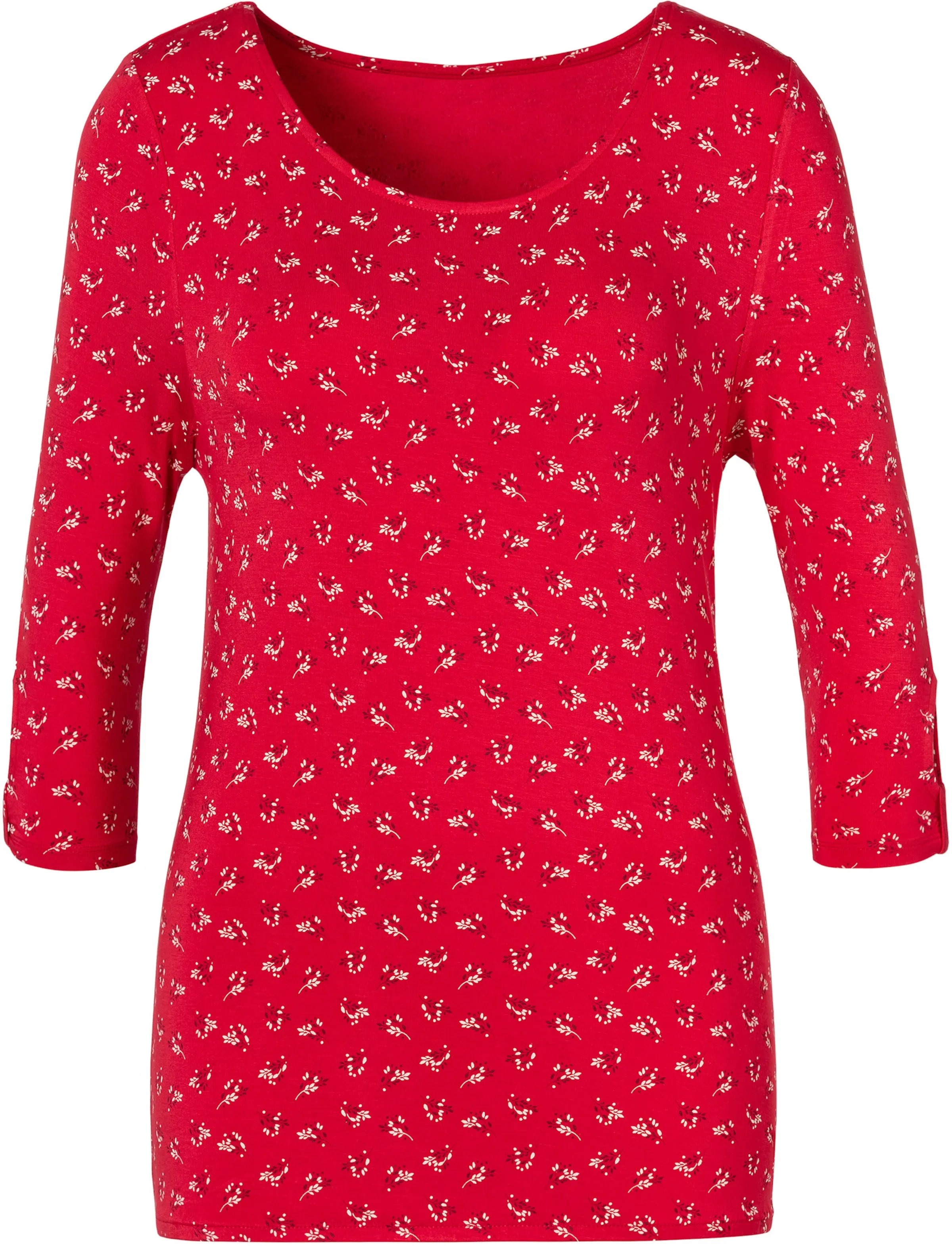 LASCANA 3/4-Arm-Shirt in rot