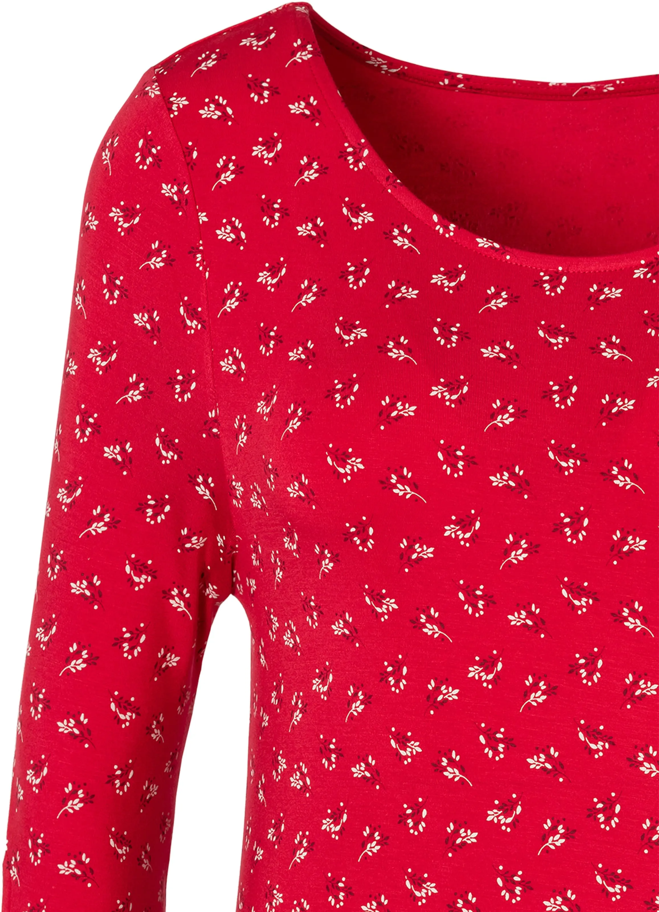 LASCANA 3/4-Arm-Shirt in rot