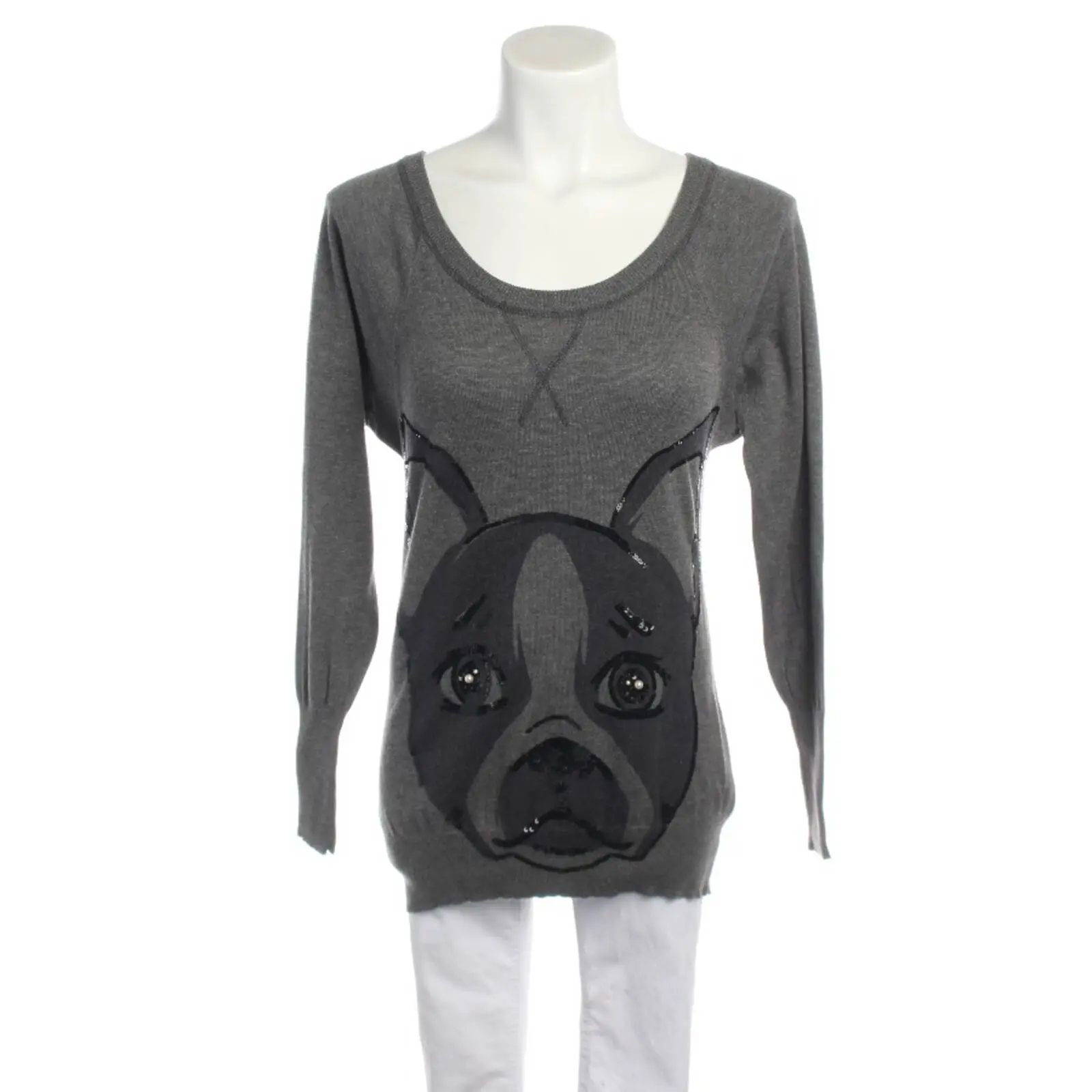 Pullover M Grau
