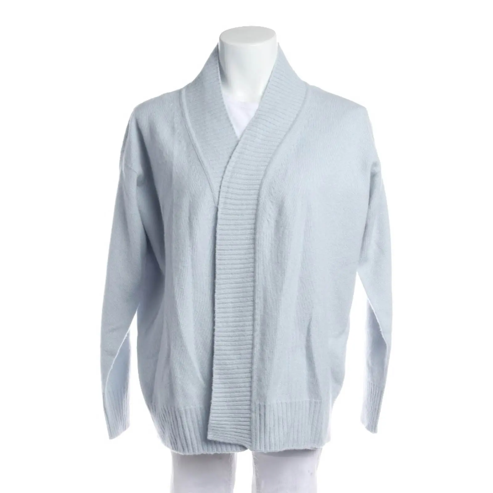 Strickjacke M Hellblau