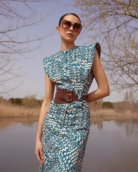 Vintage Kleid mit fliegenden Ärmeln